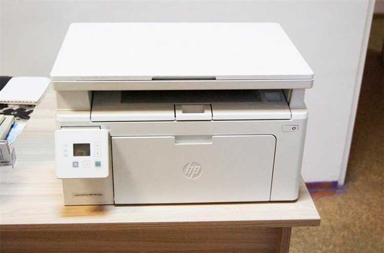 Открытие веб-страницы поддержки HP LaserJet Pro MFP M132fn